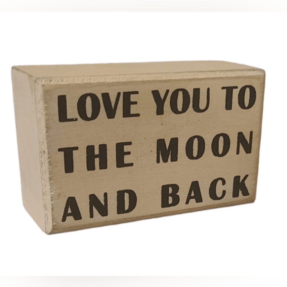 Love you to the moon and back decor